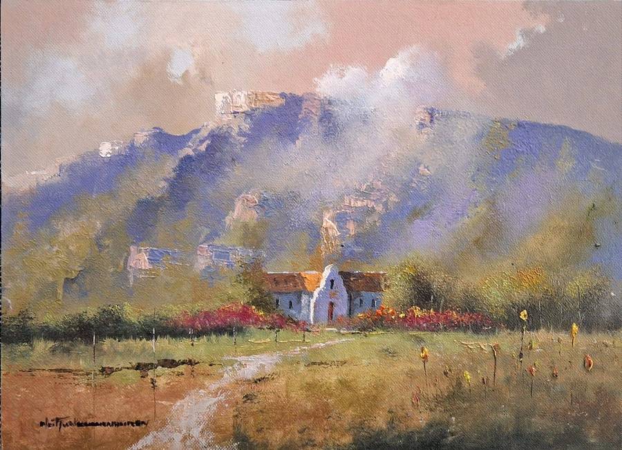 Neil janse Van Nieuwenhuizen Oil on Canvas on Board 35 x 25 cm