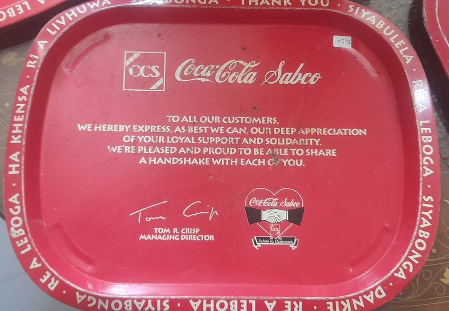 Collectable Coca Cola Tray.