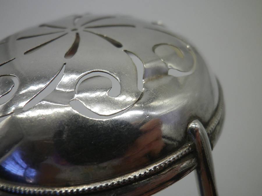 Norwegian 830 Silver Sugar Sifter O I Hovland 21.5 cm 37g