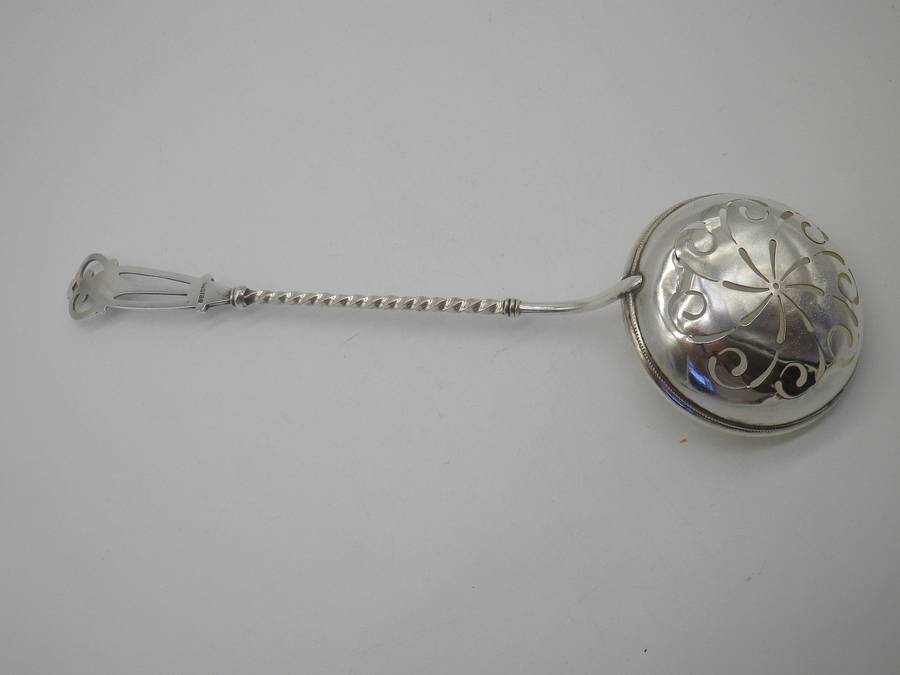 Norwegian 830 Silver Sugar Sifter O I Hovland 21.5 cm 37g