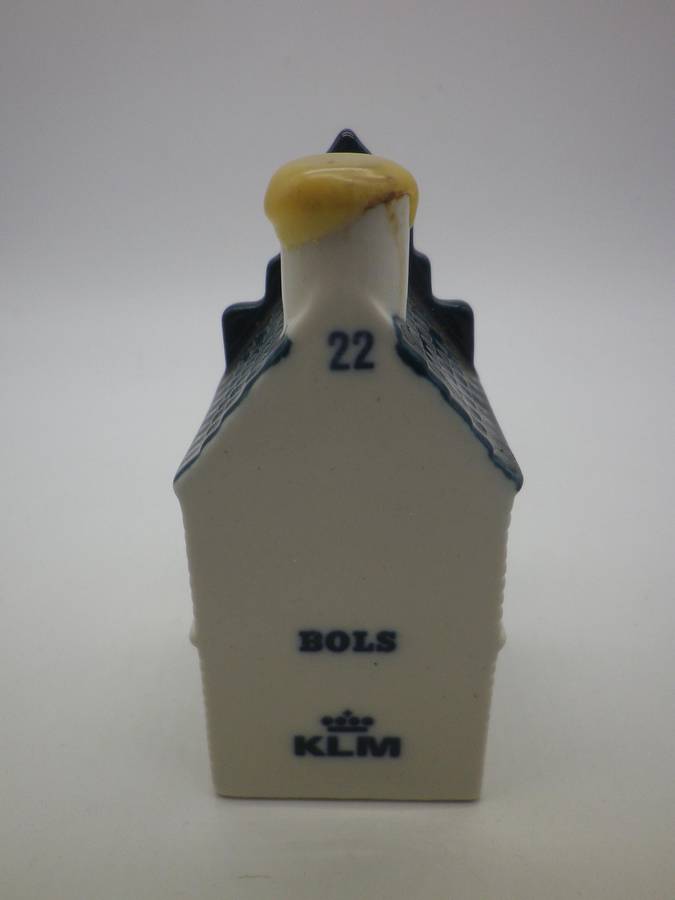 KLM Bols Delft Miniature house. no 22. Sealed with contents