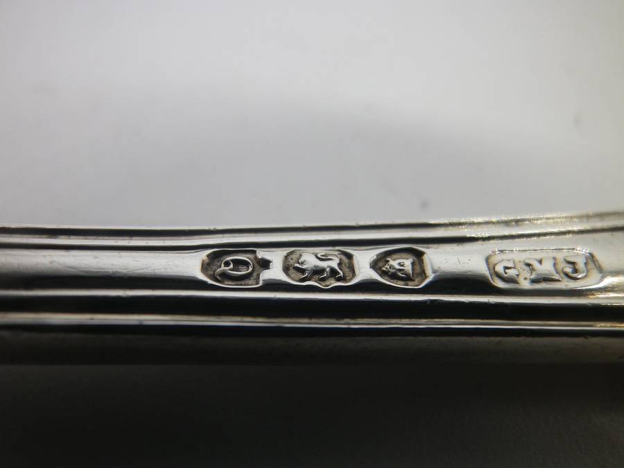 Hallmarked Silver Kings Pattern teaspoon. London, 1891 Josiah Williams & Co 24g