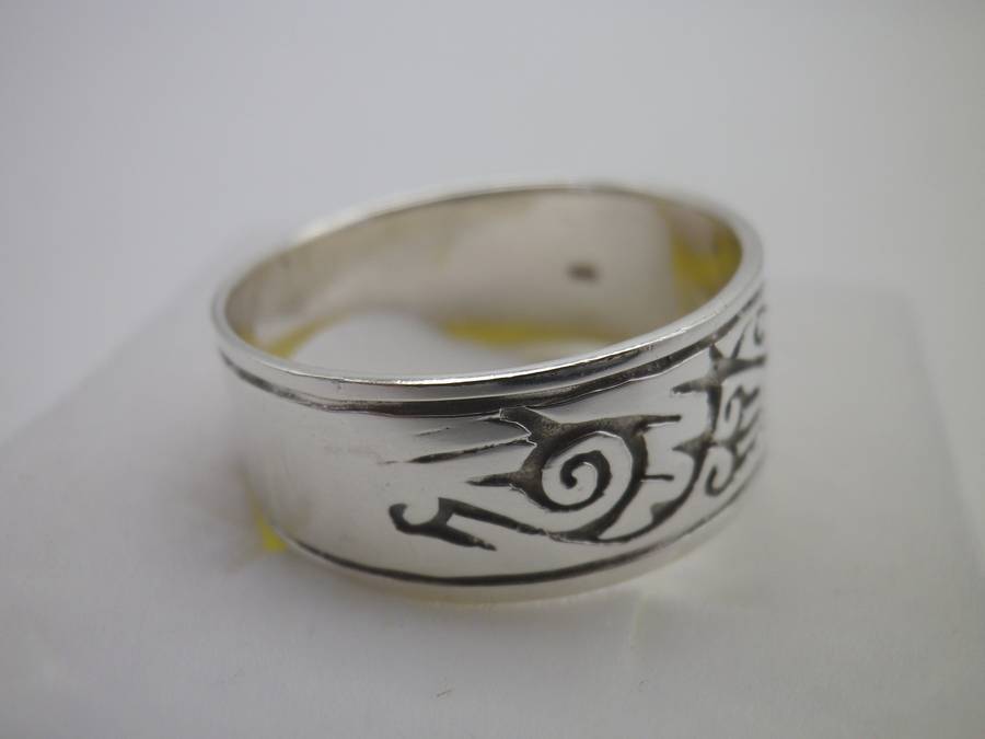 Sterling Silver Men`s Large Vintage Ring  Size: Z.2  7.58g