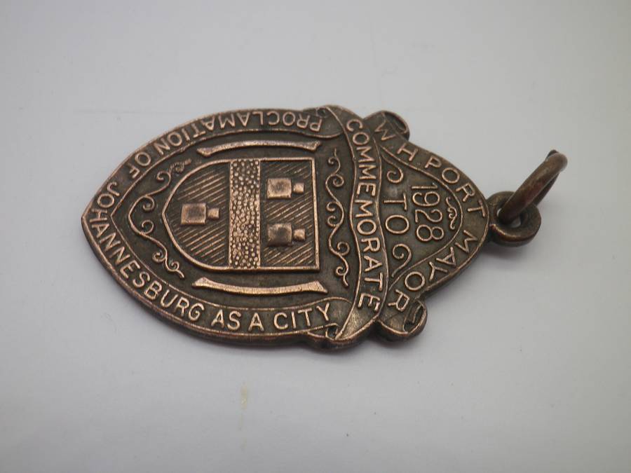 1928 Proclamation of Johannesburg as a City Bronze Medal