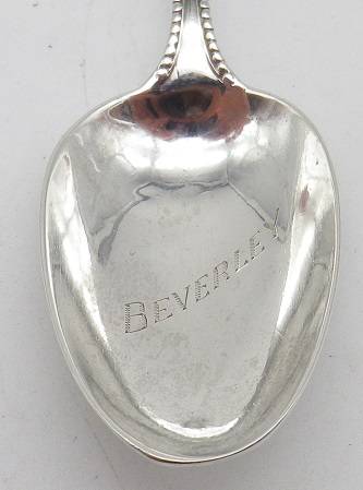 Victorian Hallmarked Silver spoon. London, 1876. Henry Wilkinson. 27g approx 14.3cm