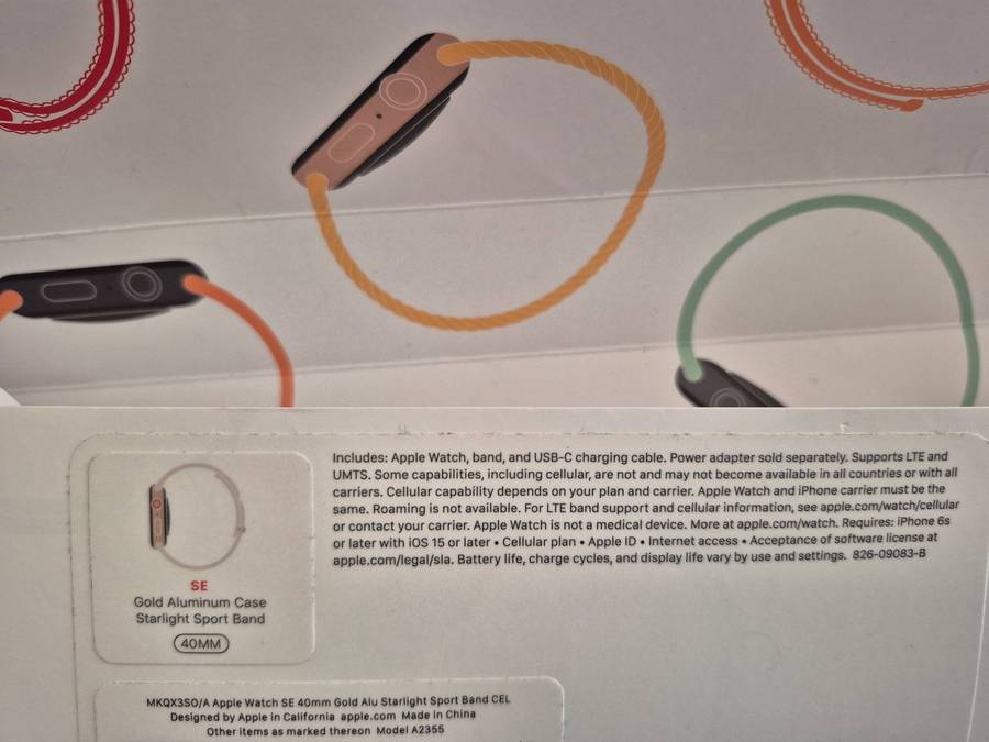 Apple Watch SE GPS + Cellular 40mm