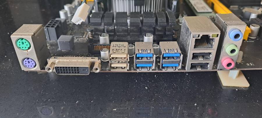 Biostar TB250-BTC Motherboard + CPU + M.2 SATA SSD