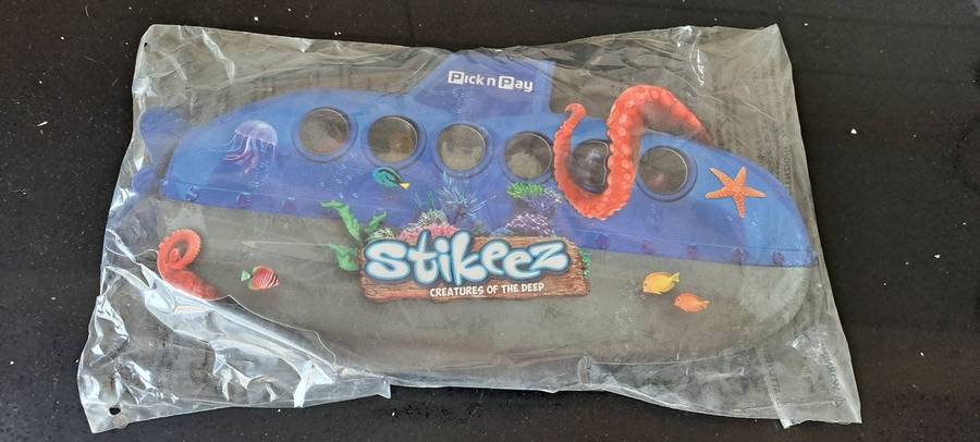 Pick n Pay Stikeez Creatures of the Deep complete set Brand new was sealed never removed