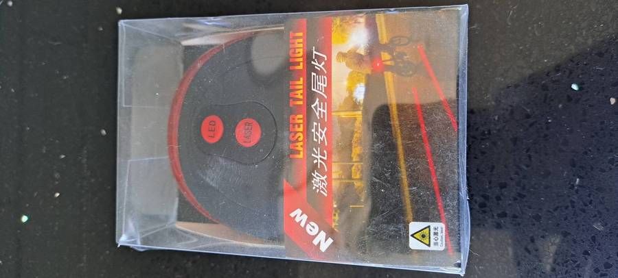 Surge Laser Beam Bicycle Light Brand new sealed