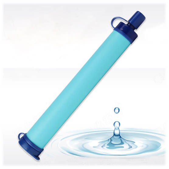 Portable Camping Water Filter Emergency Drinking Water Filtration Straw