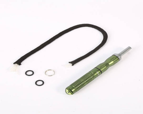 Flint Stone Magnesium Fire Starter Alloy Waterproof Flint StoneCNC Gear Ppocket Outdoor(Green)