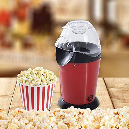 Mini Pop Corn Machine Maker Metal Heating Tube Home Cinema Snack Movie ElectricRed