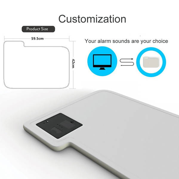 Alarm Clock for Heavy Sleepers,Rug Carpet Alarm Clock - Digital Display,Pressure Sensitive Alarm Clo