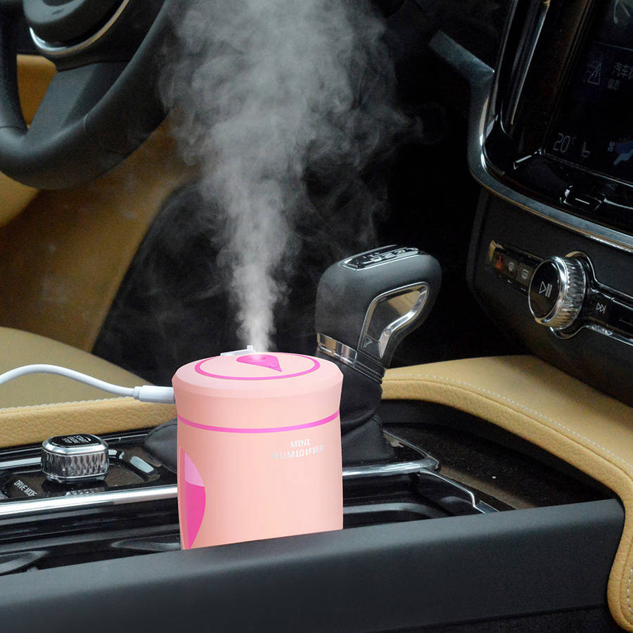 5 in 1 USB Woodpecker Multifunction Humidifier - Pink
