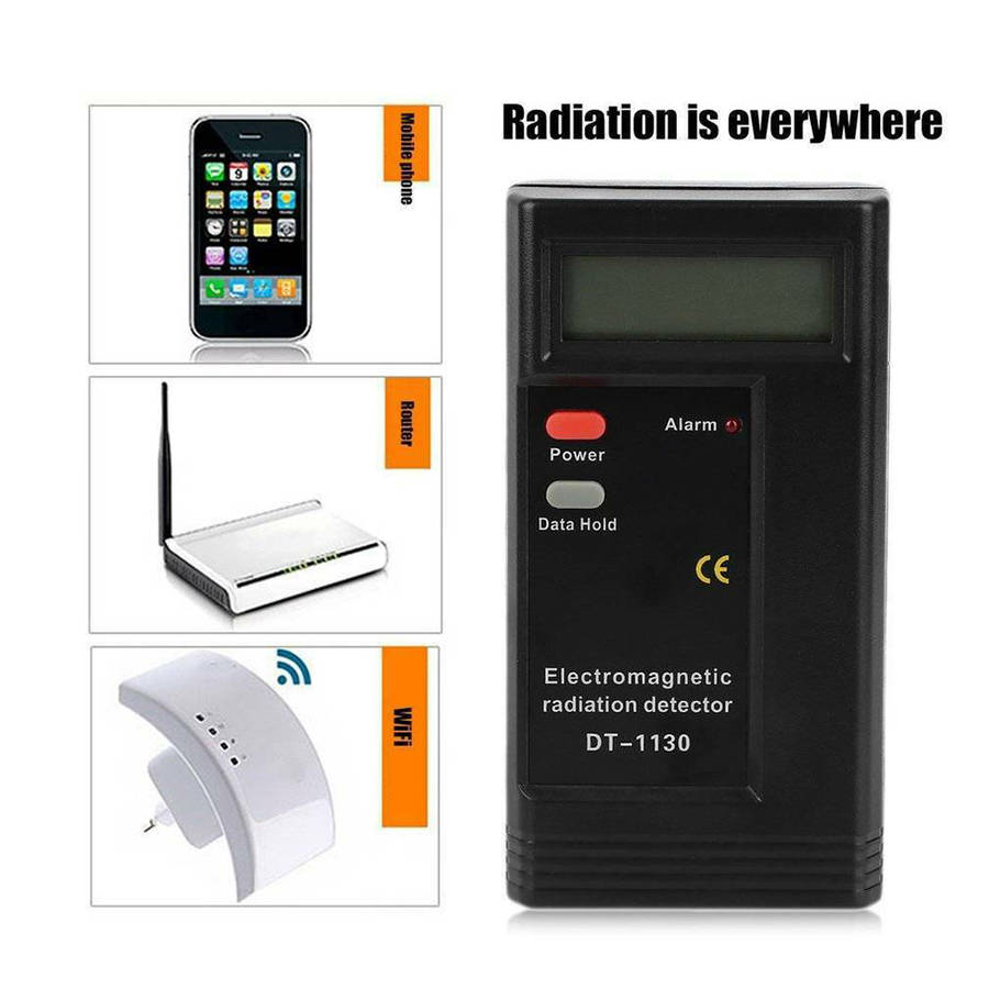Digital LCD Electromagnetic Radiation Detector