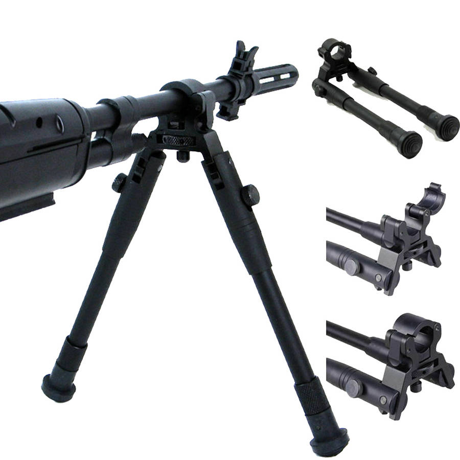 Tactical Hunting Clamp-On Rifle Adjustable Bipod Stabilizer