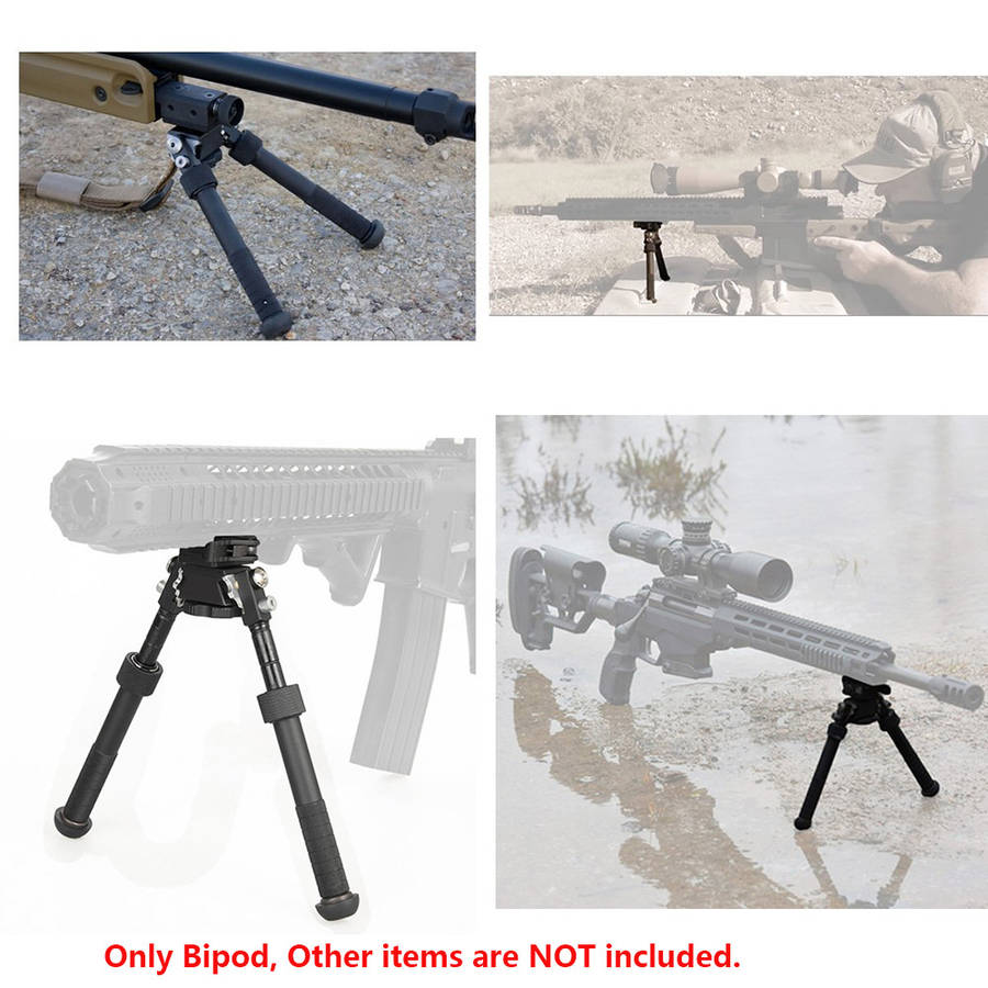 360° Rotatable Adjustable Tactical Hunting Rifle Bipod