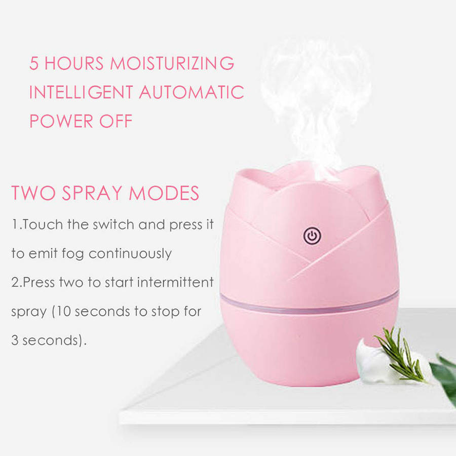Rose Mini Humidifier - Pink