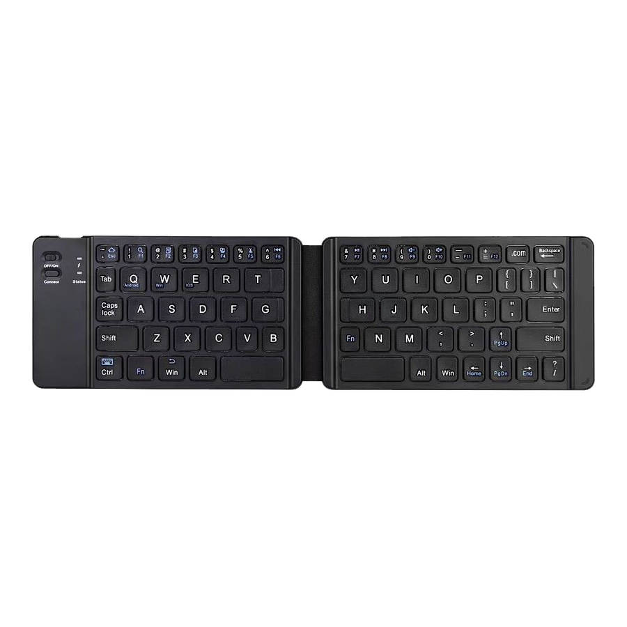 Ultra-Slim Folding Mini Wireless Bluetooth Keyboard