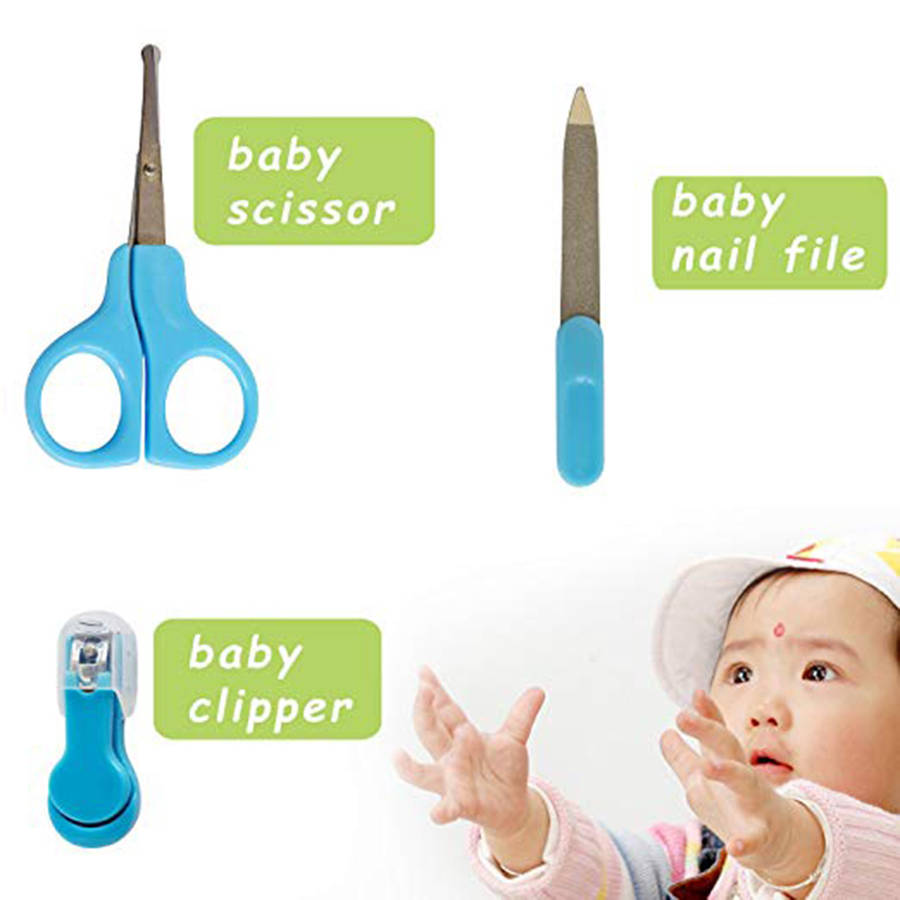 9 in 1 Essential Baby Grooming Healthcare Kit - Blue