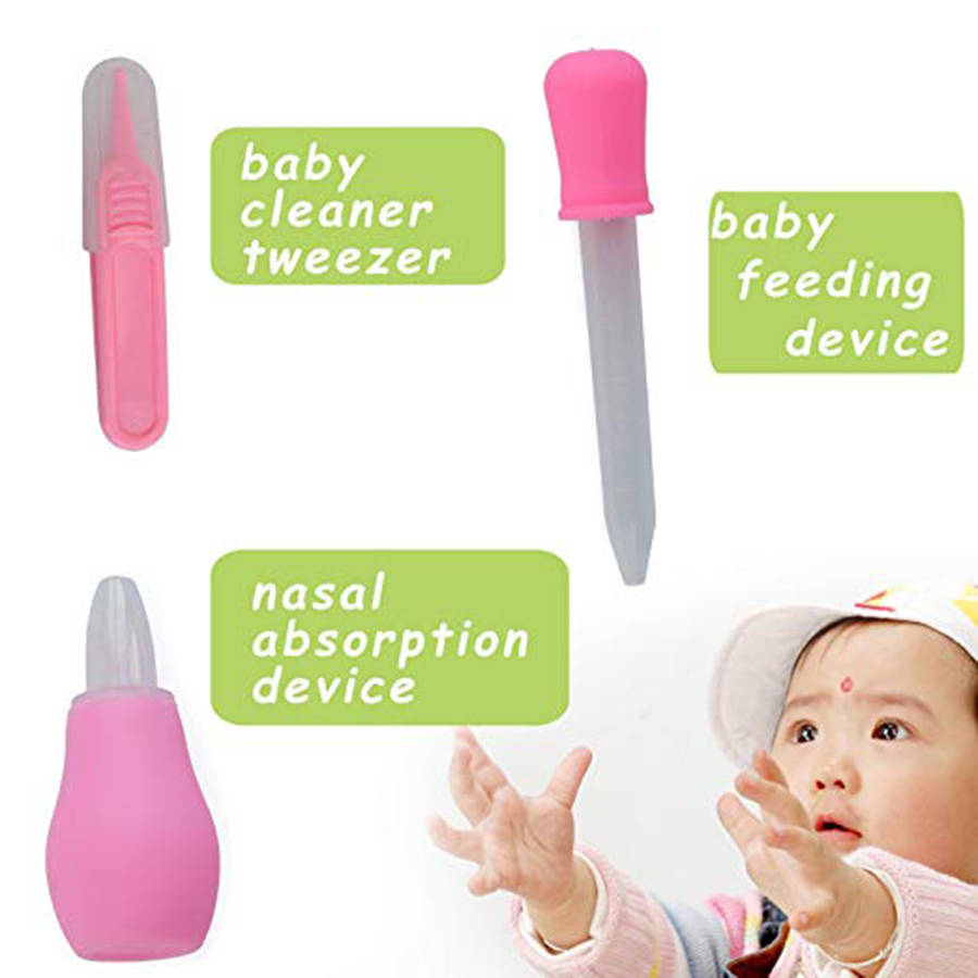 9 in 1 Essential Baby Grooming Healthcare Kit - Pink