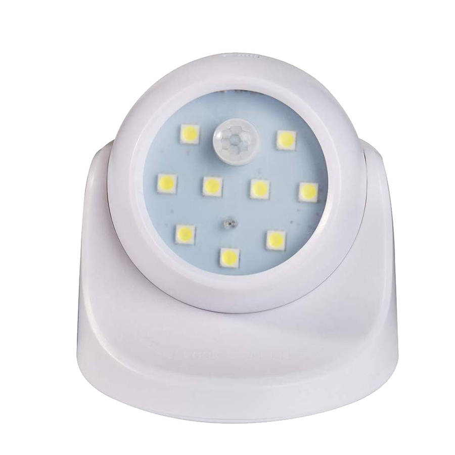 360° Rotation LED Motion Sensor Light - White