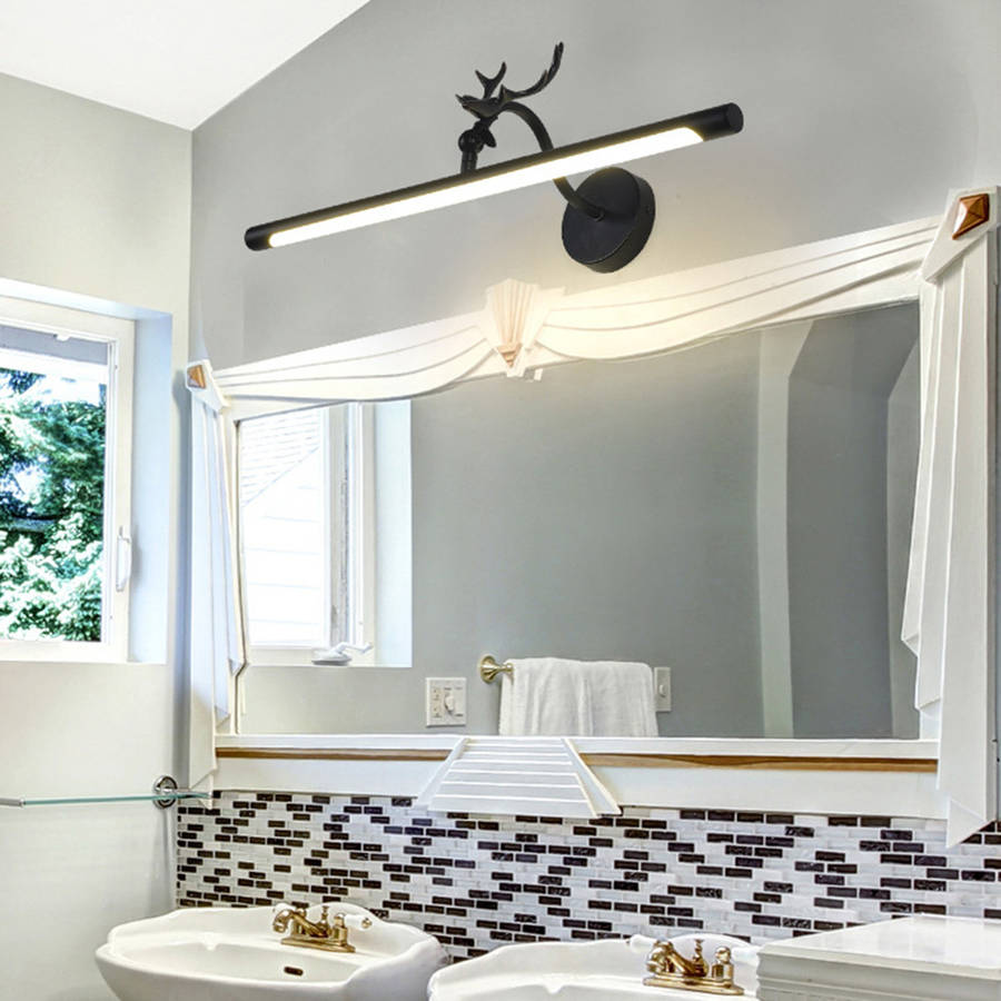 12 Watt Antler LED Wall Bathroom Mirror Front Light - 58cm