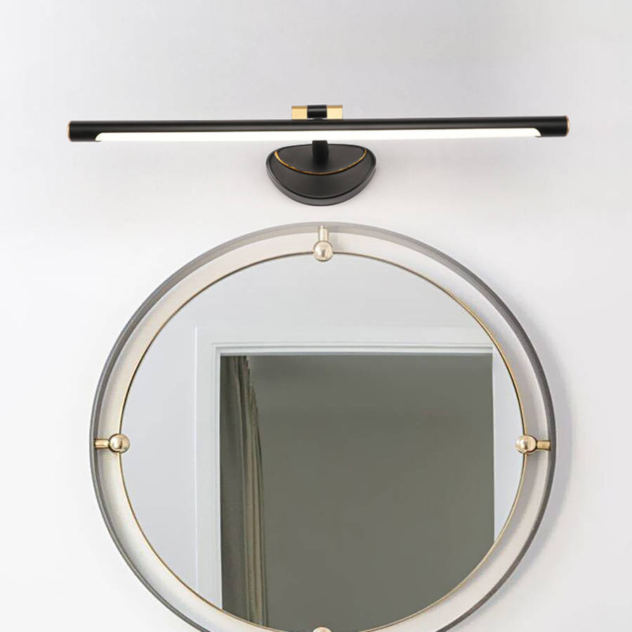 41cm 9 Watt 240° Rotation LED Wall Bathroom Mirror Front Light - Black
