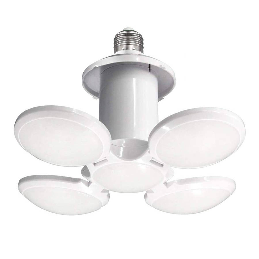 40W E27 Deformable LED Folding Football UFO Garage Light Bulb