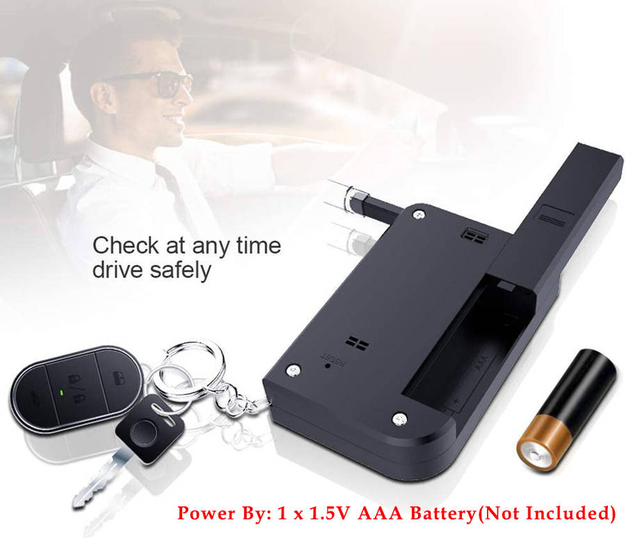 Portable Professional Breath Alcohol Detector with Digital LCD Display