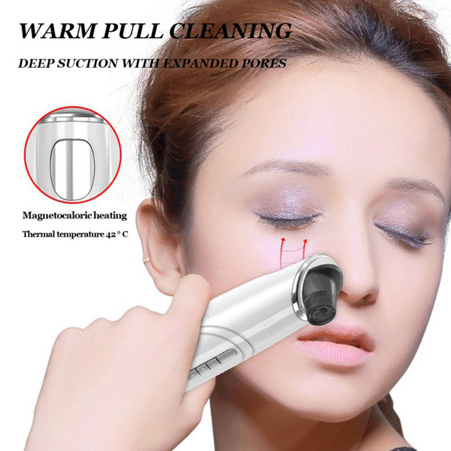 Hot Compress Thermal Blackhead Remover Vacuum Suction Pore Cleaner