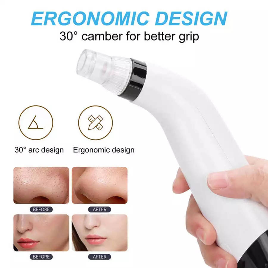 Portable USB Blackhead Remover Vacuum Cleaner with LCD Display