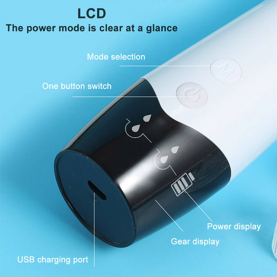 Portable USB Blackhead Remover Vacuum Cleaner with LCD Display