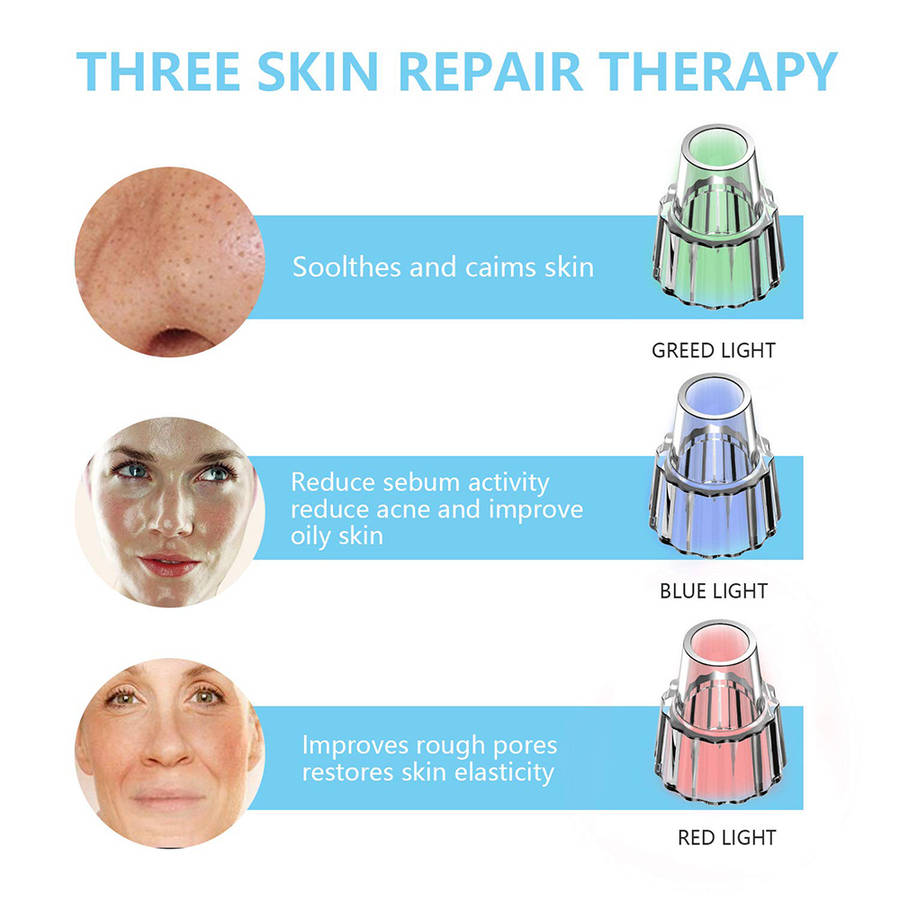 Blackhead Remover Vacuum with Hot & Cold Compress Pimple Pore Extractor