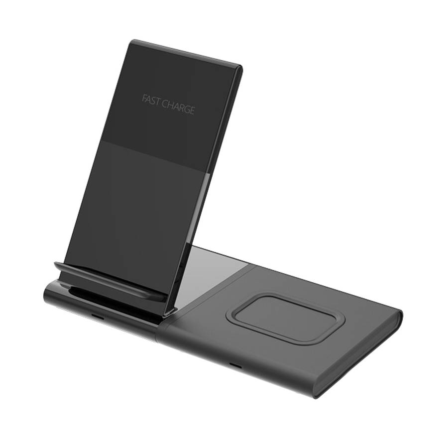 2-in-1 Magnetic Wireless Charger Stand for iPhone 12 Pro 12/Airpods Pro