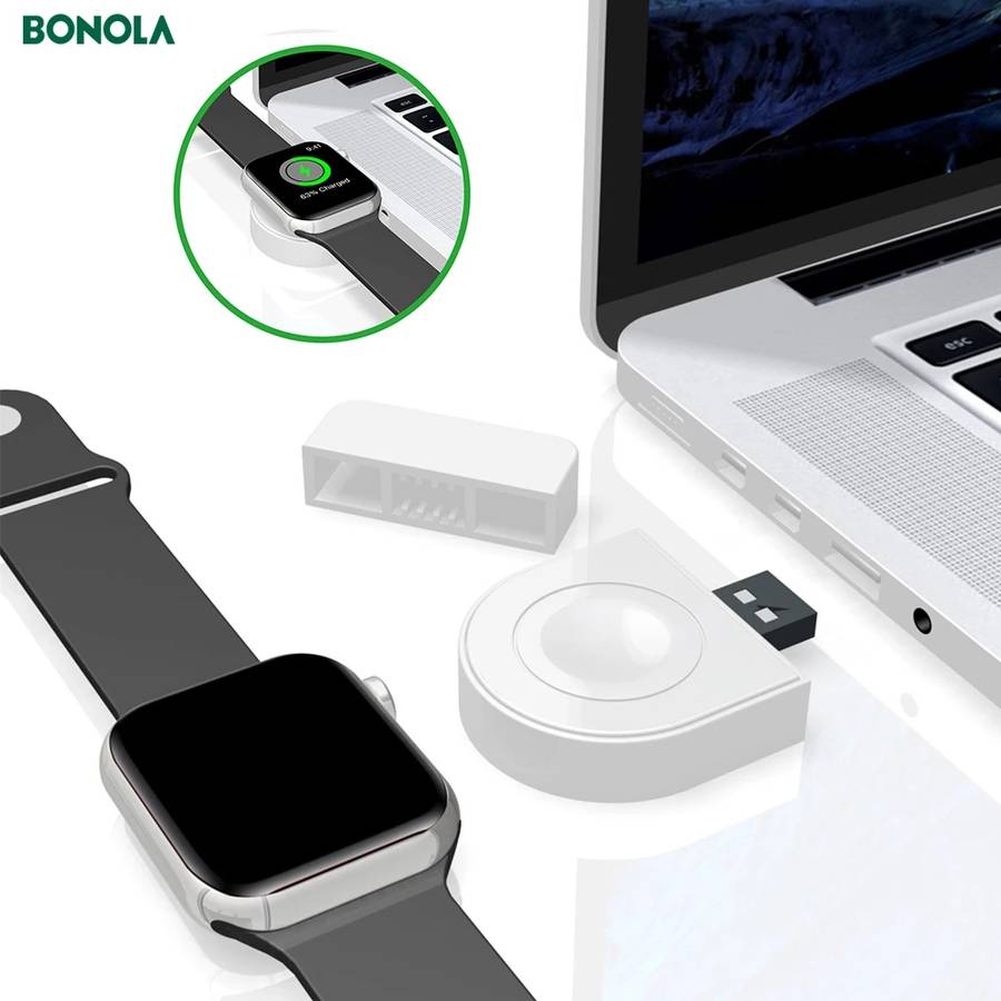 3 in 1 Modular Wireless Charger for iPhone 12/Airpods/Apple Watch - White