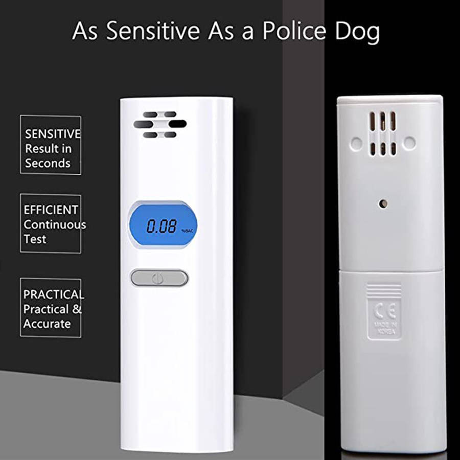 Portable Mini LCD Digital Alcohol Breathalyzer Analyzer Detector