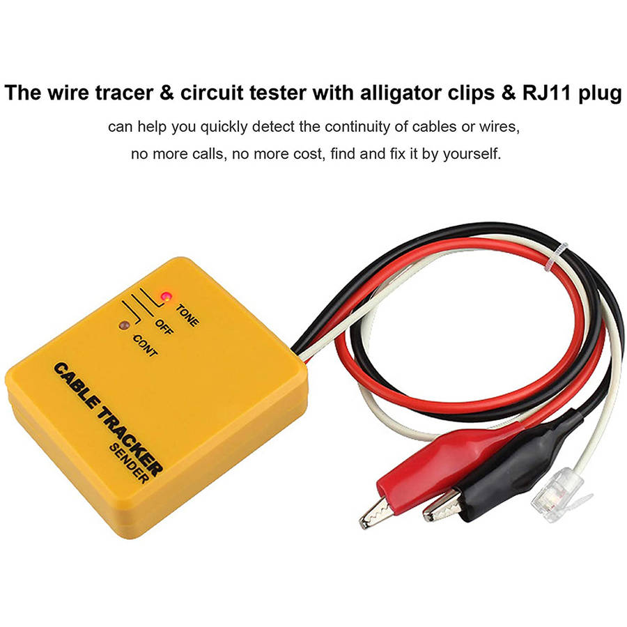 Electrical Wire Tracer Circuit Tester w/Tone Generator & Probe Kit
