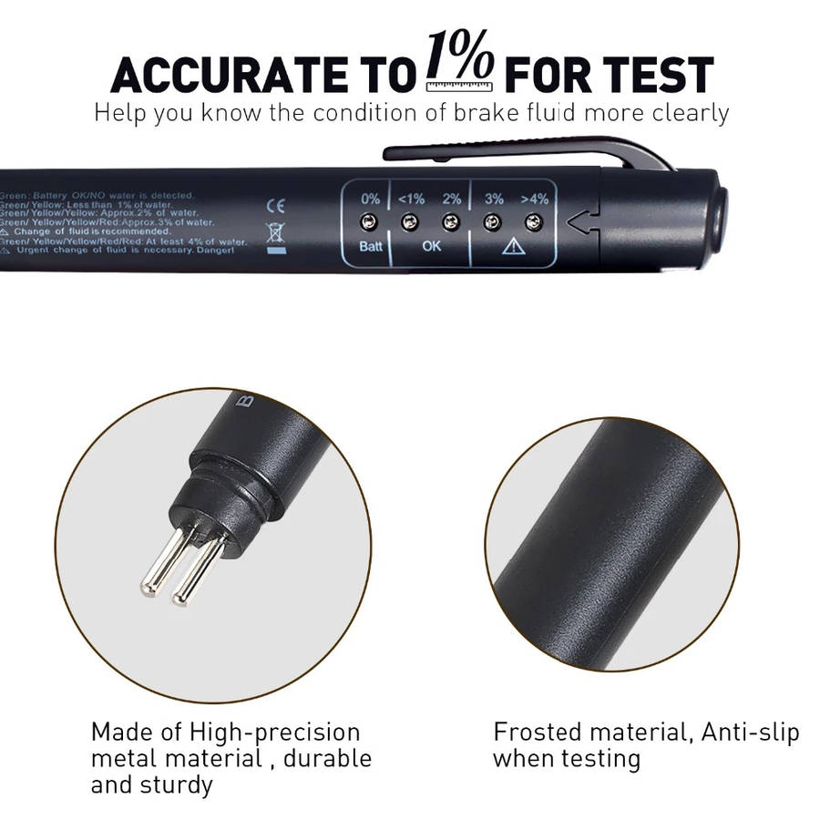 5 LED Car Vehicle Auto Automotive Brake Fluid Tester