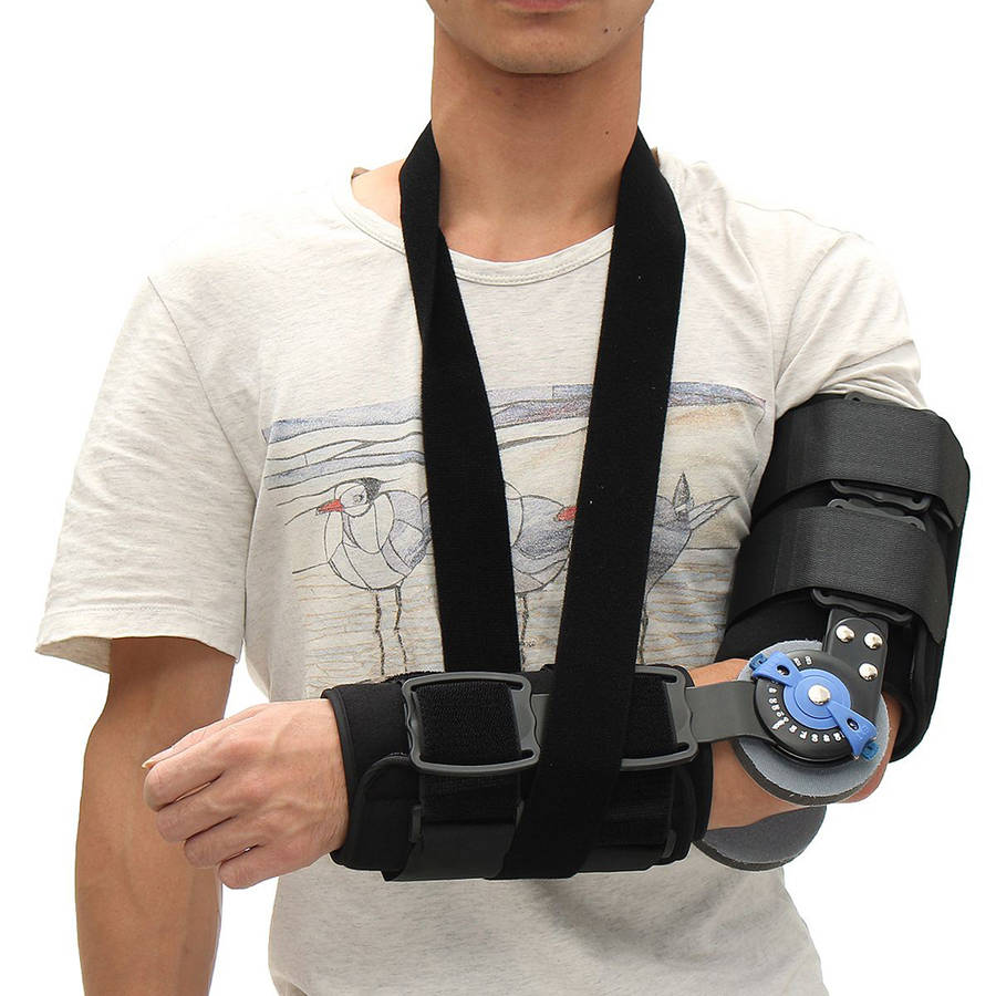 Professional Elbow Arm Sling Brace Support With Shoulder Strap