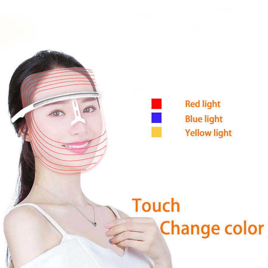 LED Light Photon Face Mask for Skin Rejuvenation Therapy Wrinkle