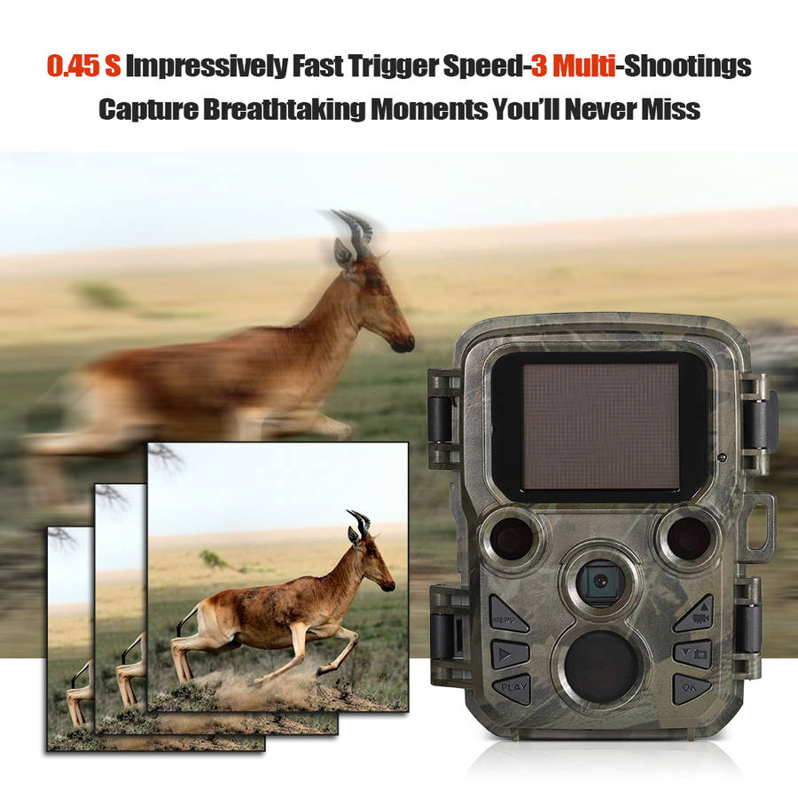 12MP 1080P HD Mini Size Wildlife IR Trail Night Vision Hunting Camera