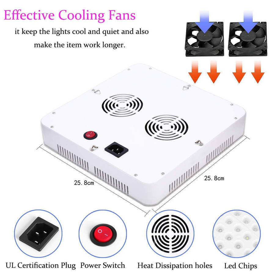 300W Full Spectrum LED Grow Light for Indoor Plants and Flower