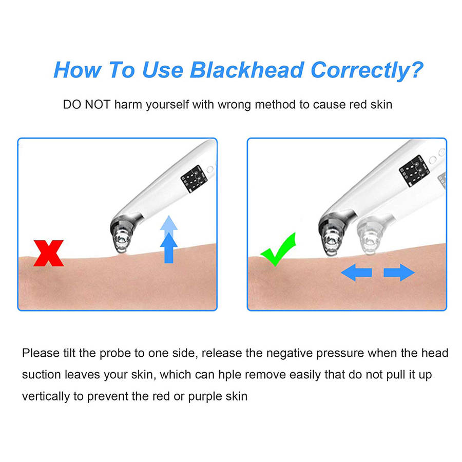 Vacuum Pore Cleaner with 3 Beauty Lamp