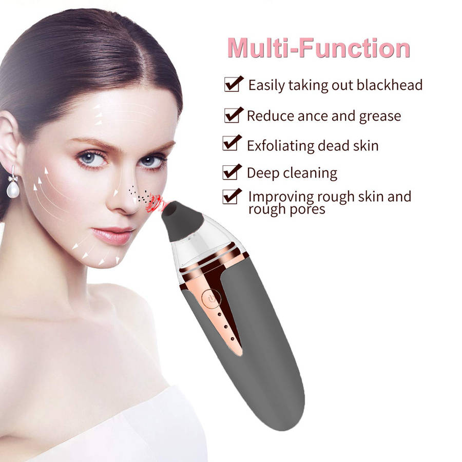 Rechargeable Blackhead Remover Vacuum Electric Facial Pore Cleaner