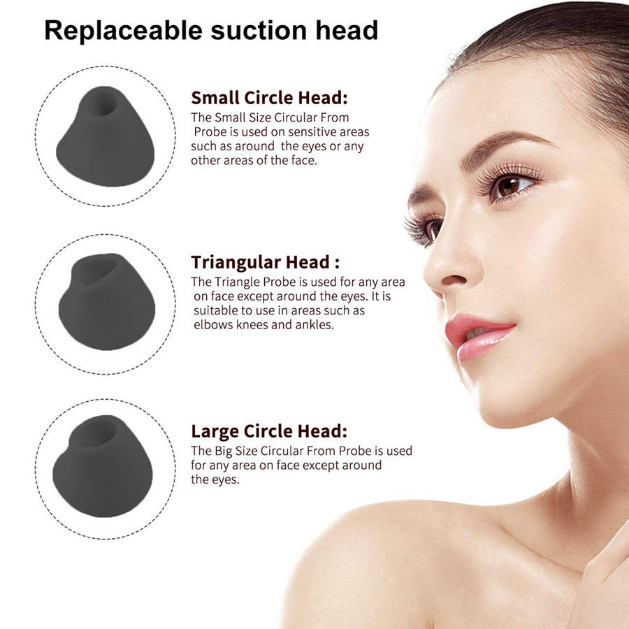 Rechargeable Blackhead Remover Vacuum Electric Facial Pore Cleaner