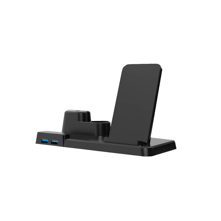 3 in 1  Qi Wireless Charger Dock Station For iPhone Airpods Apple Watch