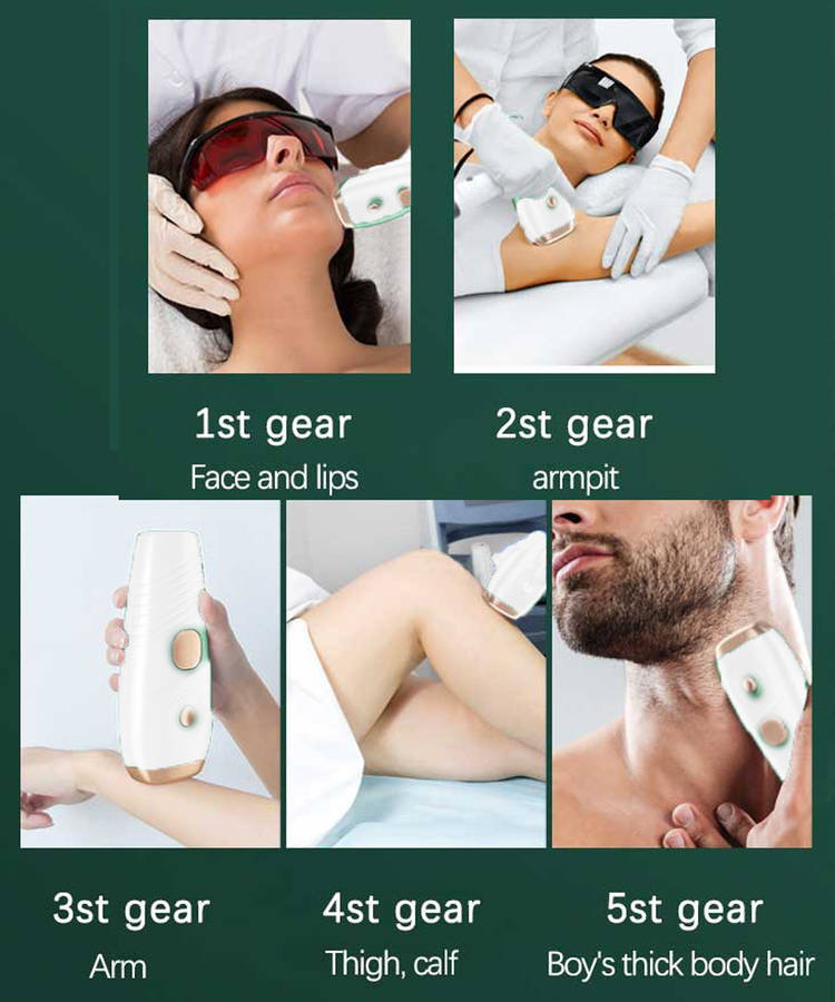 500000 Flash Permanent Laser Epilator IPL Hair Removal Machine