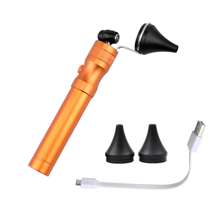 USB Rechargeable Medical Ear Otoscope Light Earwax Picking Light