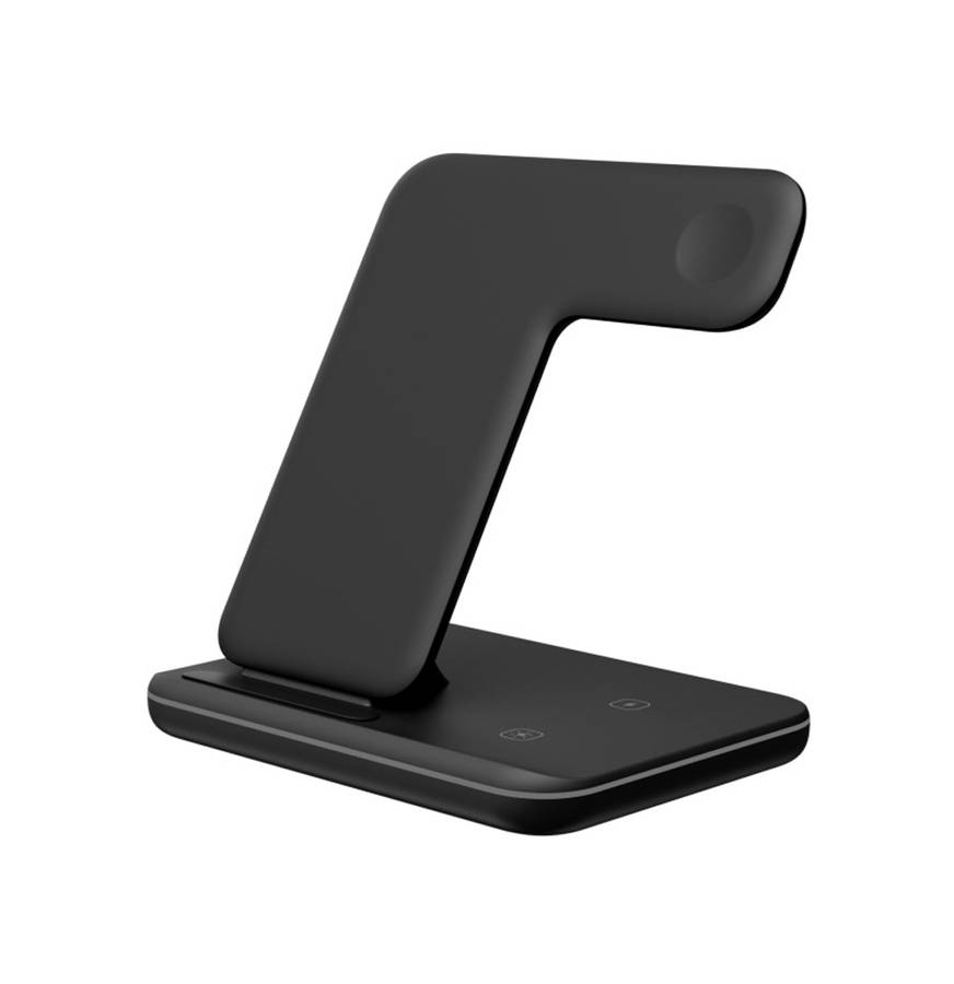 3 in 1 Qi Wireless Charger Charging Dock Station for iPhone Samsung